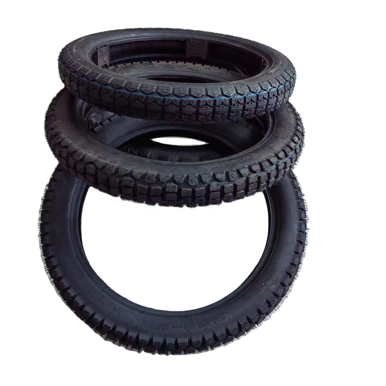 Rubber tire 300-8/400-8/400-12/450-12 electric tricycle solid tire with steel ring