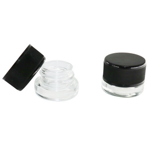 Custom 3ml 7ml 9ml Glass Concentrate Jars 3ml 5ml small container for CBD wax oil medical oils