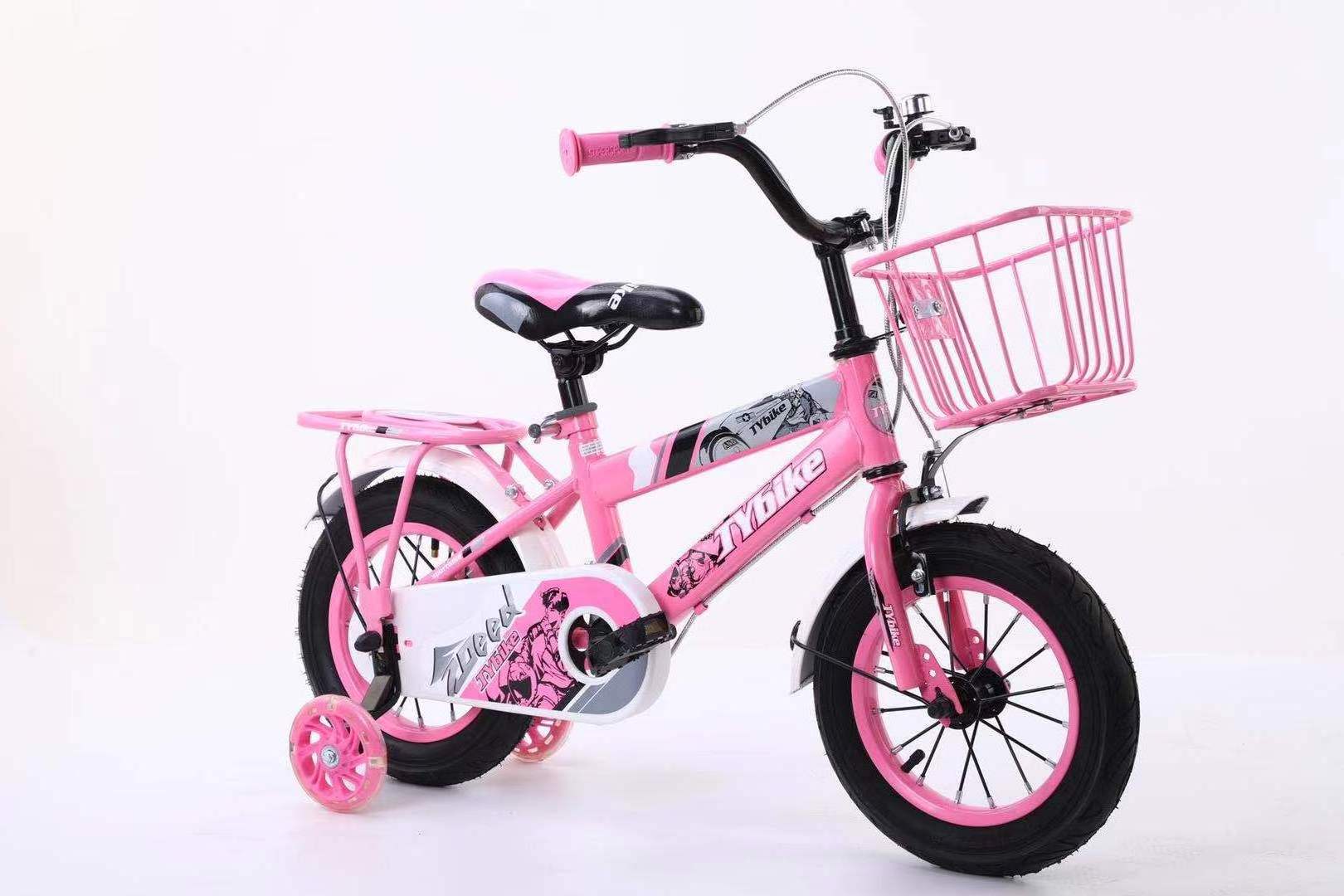 OEM kids bike with basket and training wheel/Factory wholesale 12 14 16 20 inch  children bike for 3-13 years