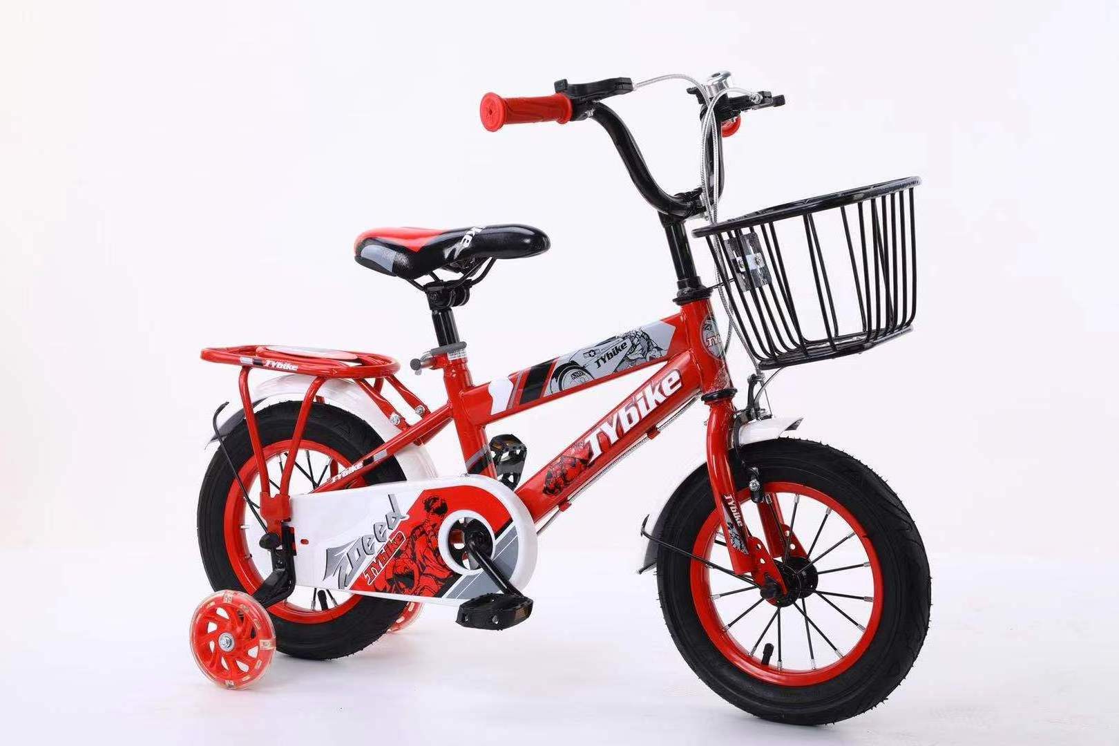 OEM kids bike with basket and training wheel/Factory wholesale 12 14 16 20 inch  children bike for 3-13 years