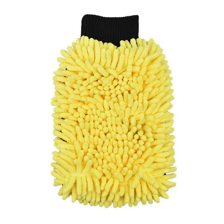 Wholesale Water-absorption Home Microfiber Chenille Fabric Wash Mitt