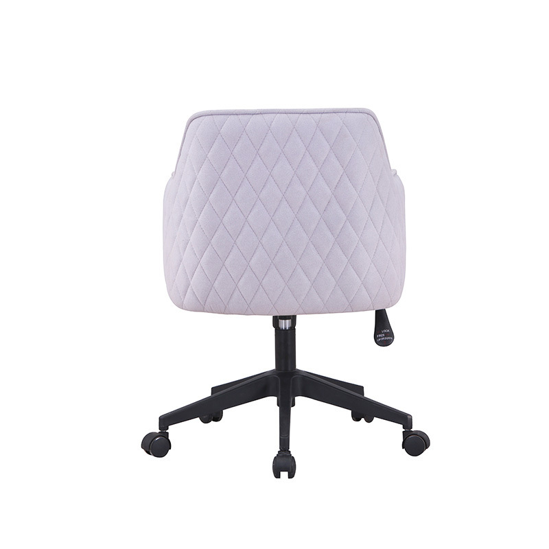 Cheap price Office Furniture diamond type sewing adjustable office chair metal legs fabric swivel meeting chair