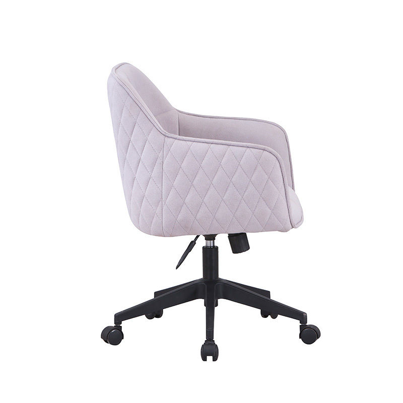 Cheap price Office Furniture diamond type sewing adjustable office chair metal legs fabric swivel meeting chair