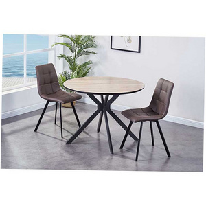 Round Table Set Dining Room Furniture 54 Inch And Chairs Industrial With Cafe Restaurant 5 Piece Counter Height Clearance