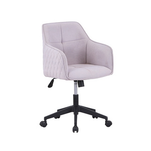 Cheap price Office Furniture diamond type sewing adjustable office chair metal legs fabric swivel meeting chair