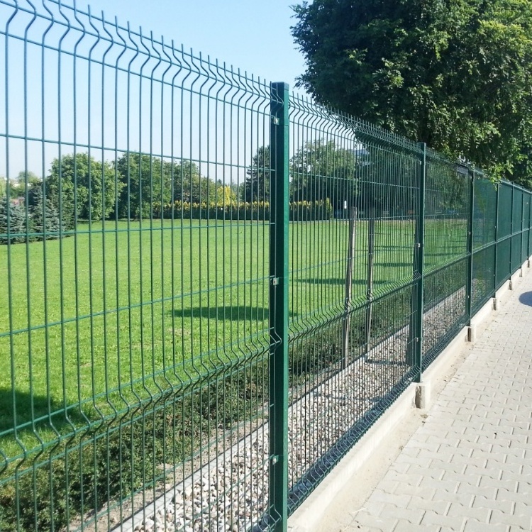 Powder Coated Welded Metal Fence 3D Panel Fence