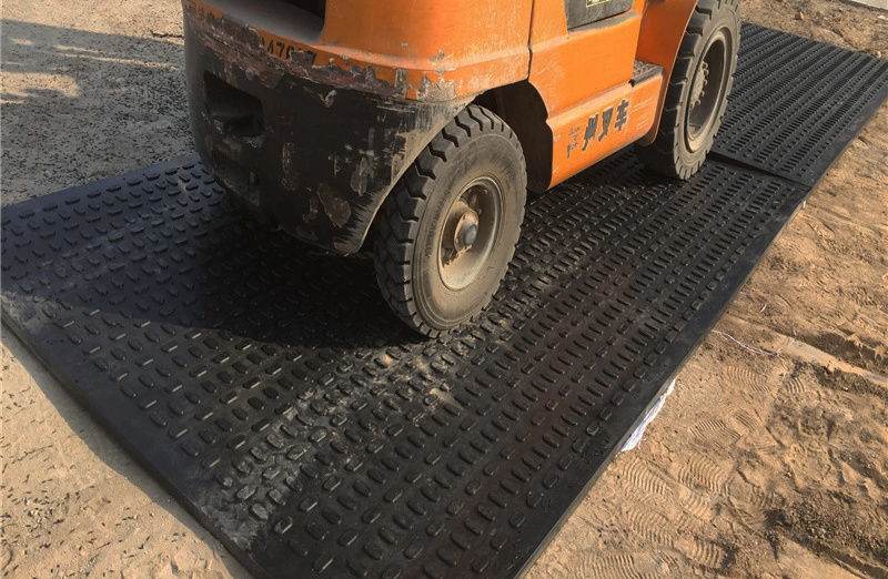 Heavy Duty 4'x8' Plastic Uhmwpe Hdpe Temporary Construct Excavator Road Mats Swamp Ground Mats