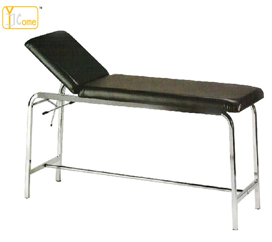 hospital examination couch medical exam table 	 with stirrups