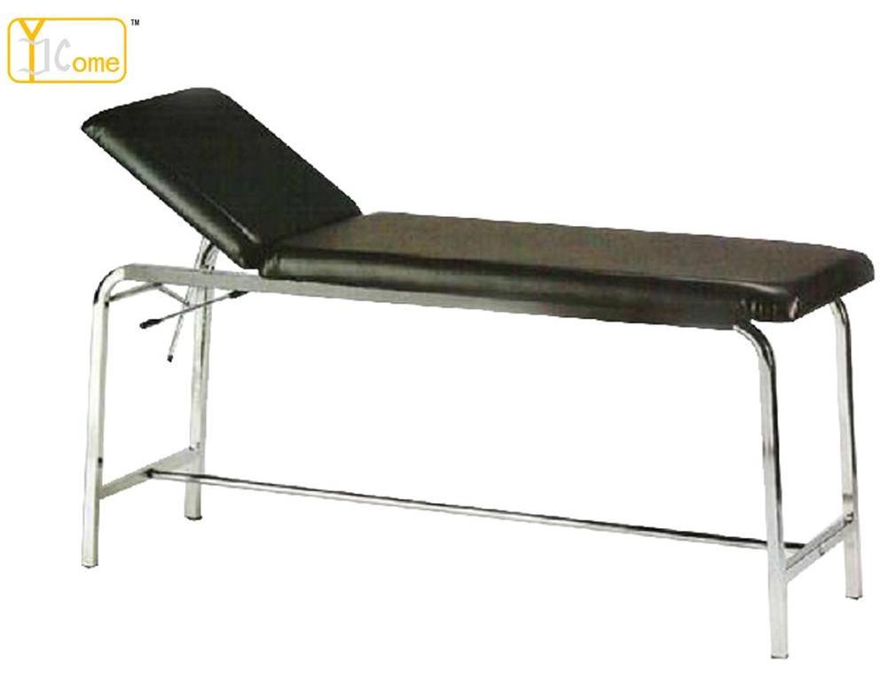 hospital examination couch medical exam table 	 with stirrups