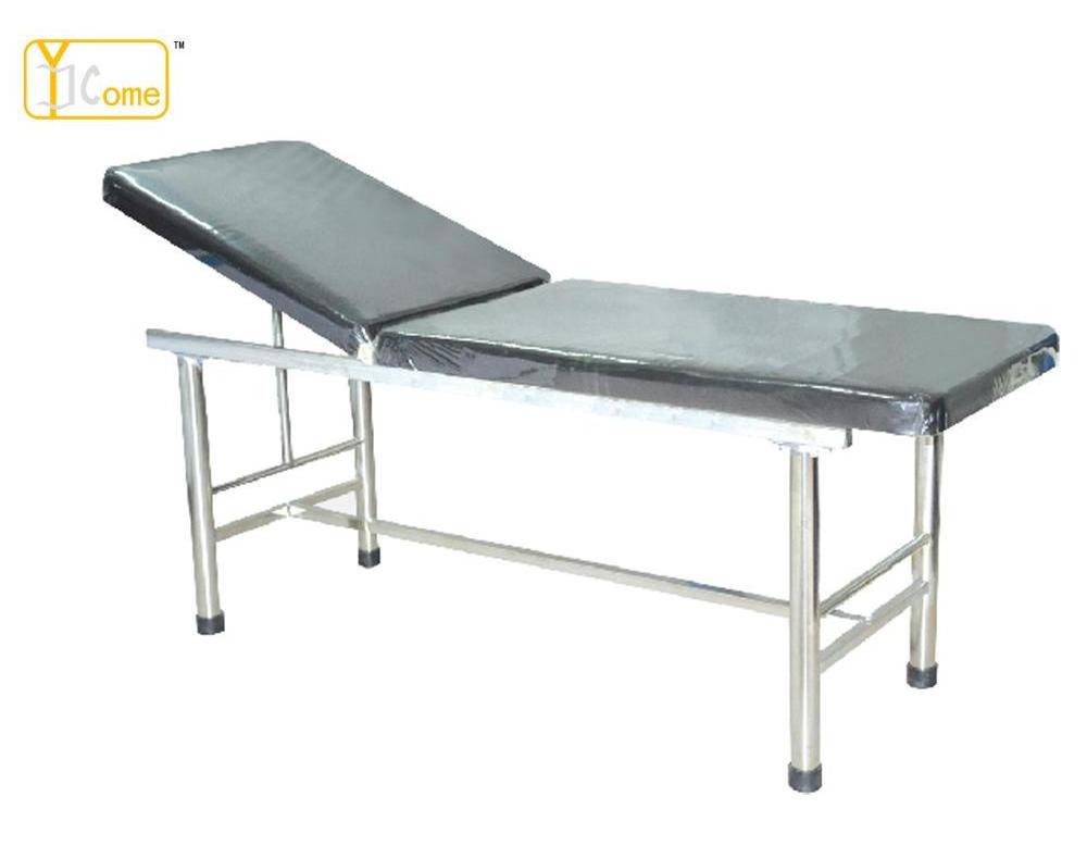 hospital examination couch medical exam table 	 with stirrups