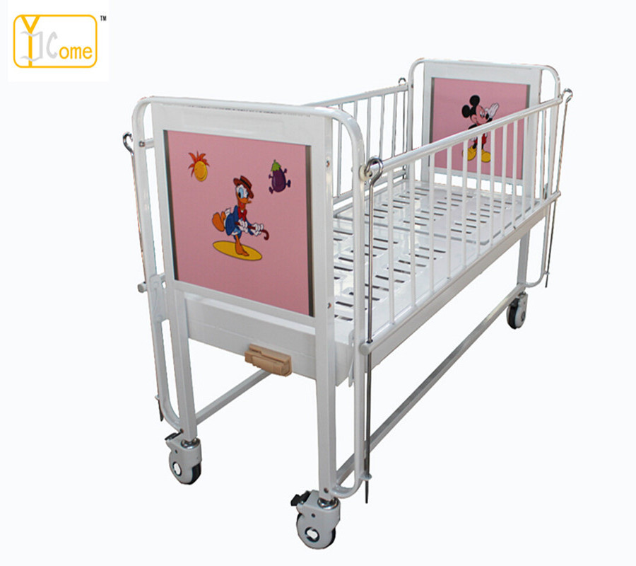 pink head and foot board comfortable   single crank kids bunk beds children toddler trundle bed