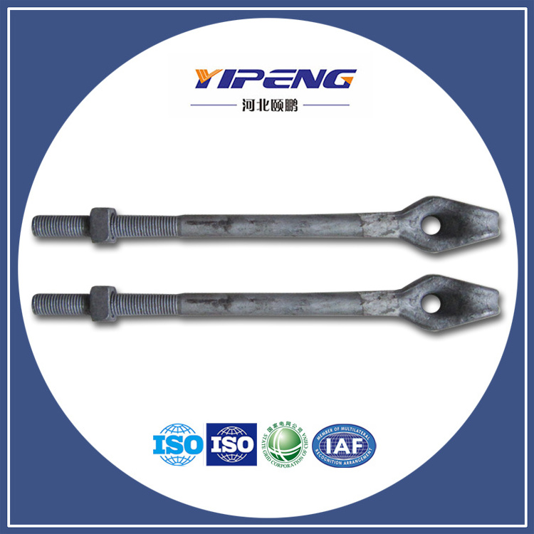 YP Stay Rod Straight Thimble Eye Bolt Thimble Anchor Rod stay rod overhead line fittings