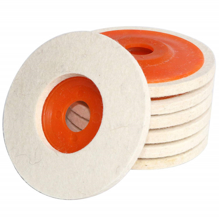 Wholesale wool stone buffing wheel metal wool wheel polishing felt polishing pads