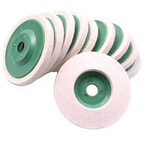 Wholesale wool stone buffing wheel metal wool wheel polishing felt polishing pads