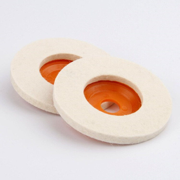 Wholesale wool stone buffing wheel metal wool wheel polishing felt polishing pads