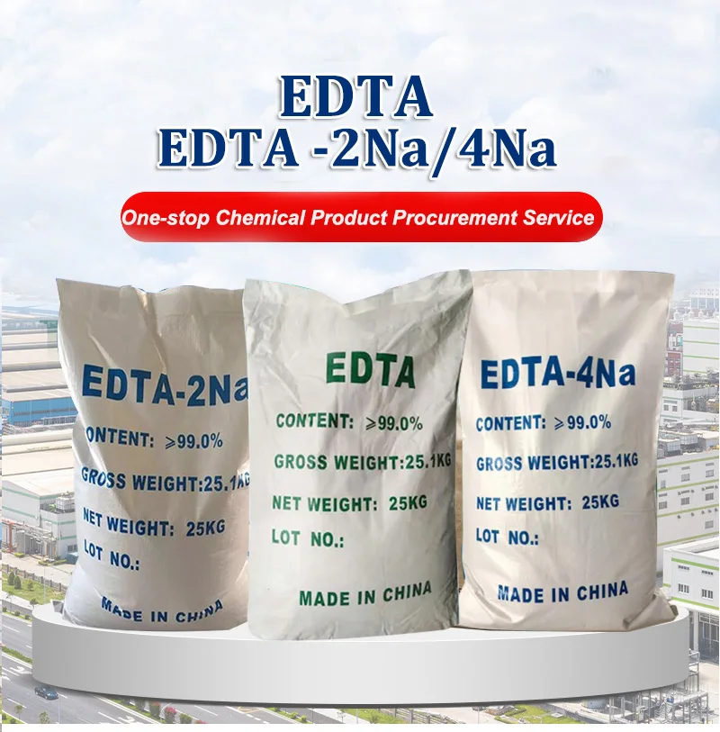 Factory Supply High Quality EDTA 2NA Purity 99% Powder With Competitive Prices