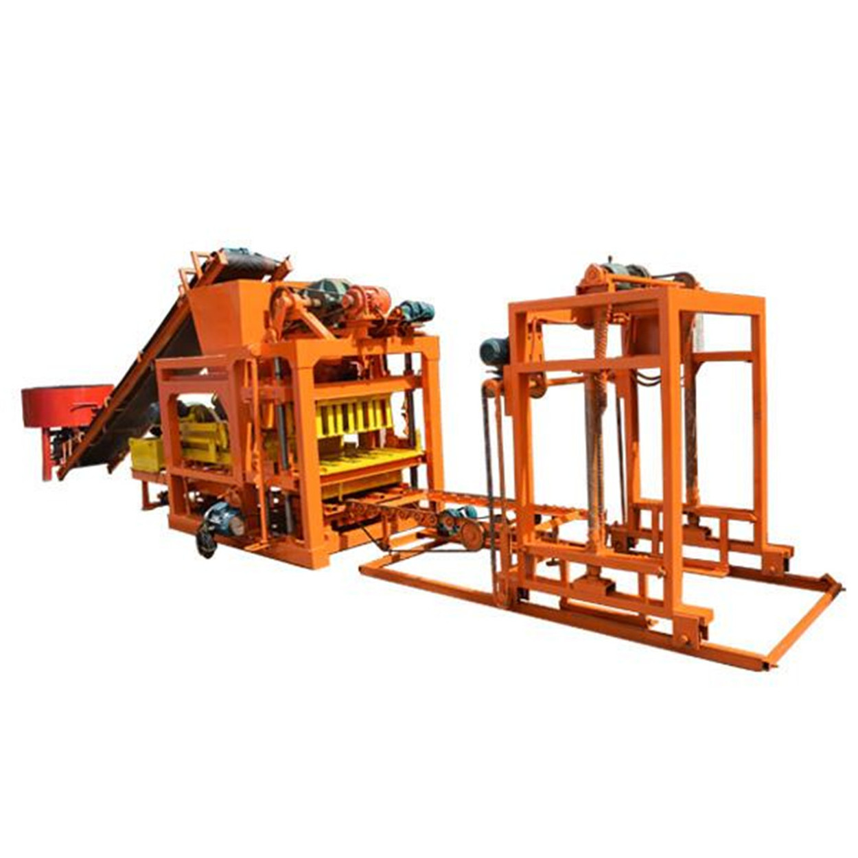 QTJ4-25 Industrial Use Low Cost Cement Brick Block Making Machine automatic brick and block making machine