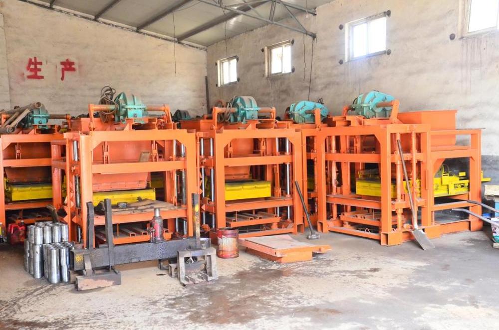 QTJ4-35B Concrete hollow block paving block and curbs making machine