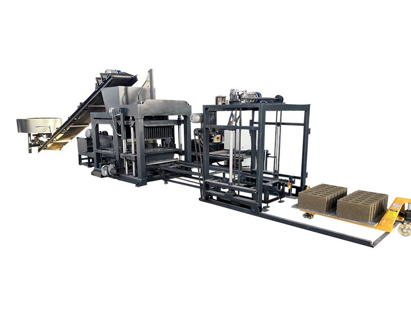 Maquina bloquera chile Qt4-25 Hydraulic Concrete Hollow Cement Solid Block Machine Production Line