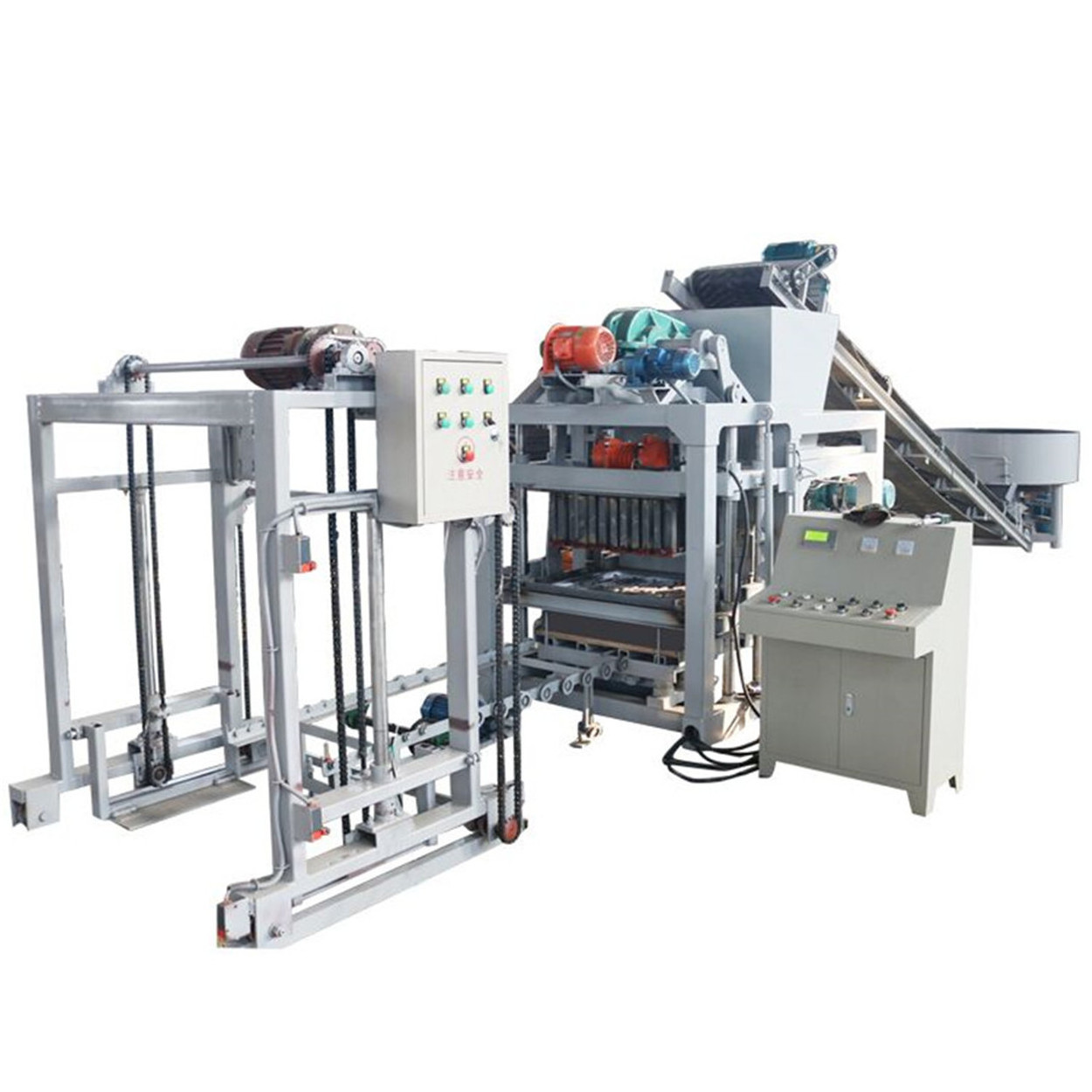 QTJ4-25 Industrial Use Low Cost Cement Brick Block Making Machine automatic brick and block making machine