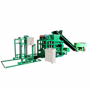 Mould vibration Block machine electrical motor qt4-25 concrete paving block making machine in philippines