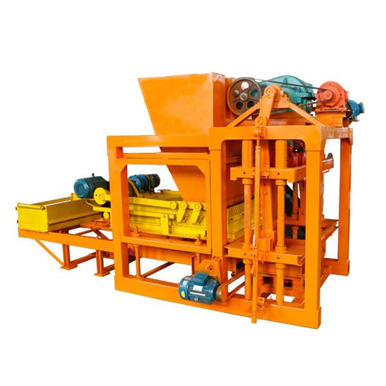 QTJ4-25 Industrial Use Low Cost Cement Brick Block Making Machine automatic brick and block making machine