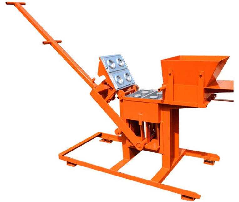 Hand press QMR2-40 manual interlocking brick machine/ earth press machine