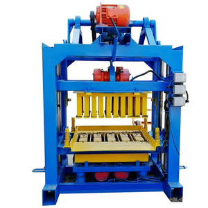 Cheap JQ350 Pan type small concrete mixer and QTJ4-40 block making machine