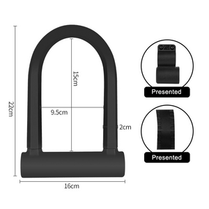 Custom Bicycle Cycle U Lock Bike U Shape Lock With Cable And Keys Lock