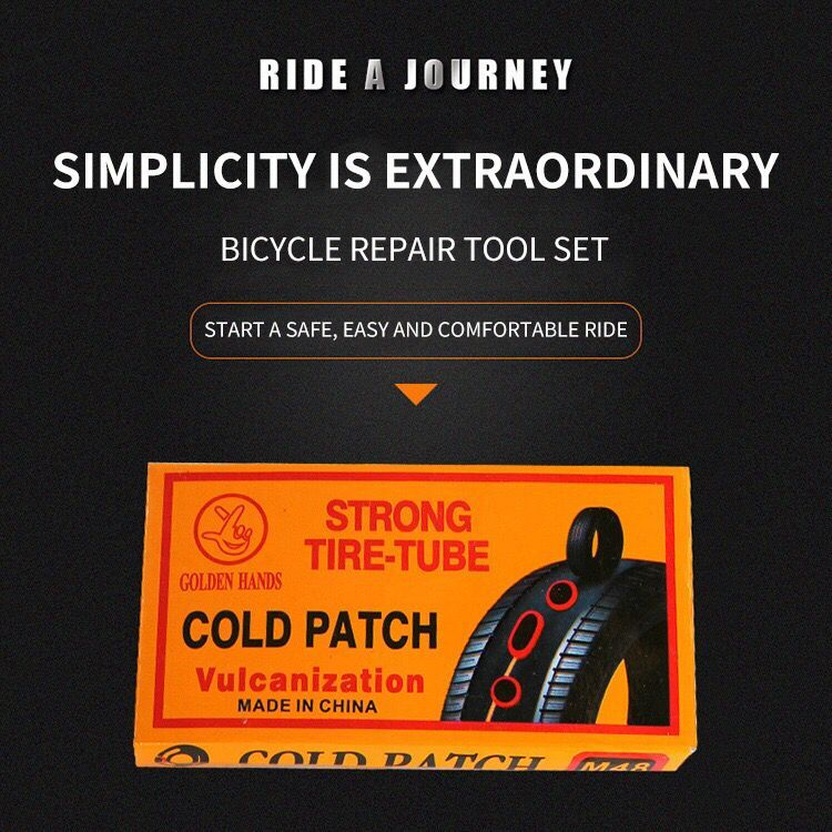 Mountain Bike Bicycle Repair Tools Cycling Flat Tire Repair Glue Patches Emergency Tire Fix Kit