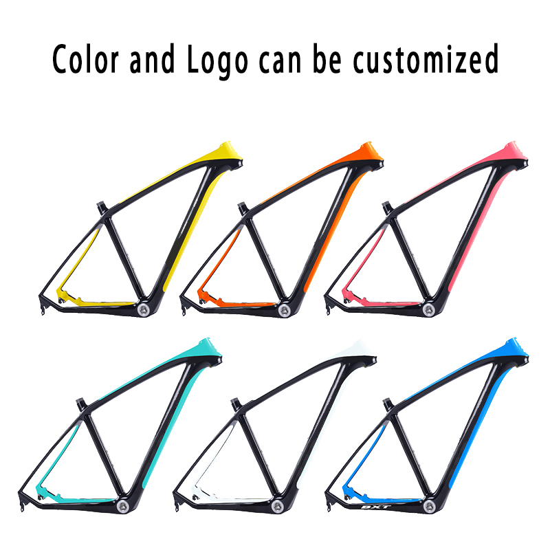 Custom OEM 20 26 29 Alloy Steel Aluminium Mountain Gravel Full Suspension E Carbon Road Bike Frame 29e Titanium Bicycle Frame