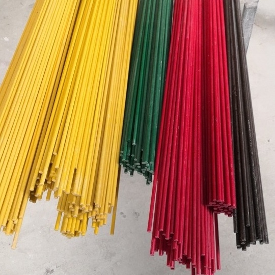 Flexible round fiberglass solid rods