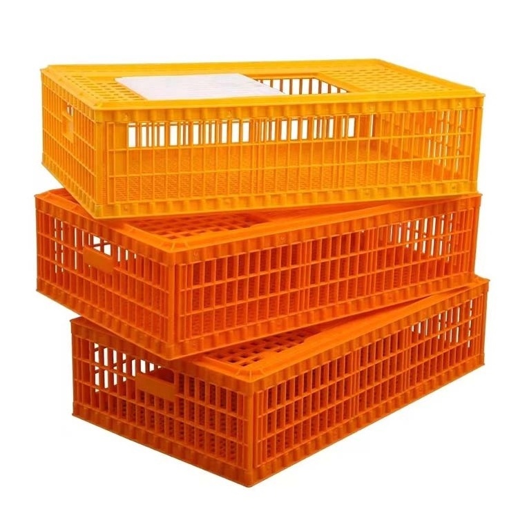 Thickened New Poultry Transport Cage Special Clinker Plastic Chicken Pigeon Rabbit Cage for Home Use and Farms