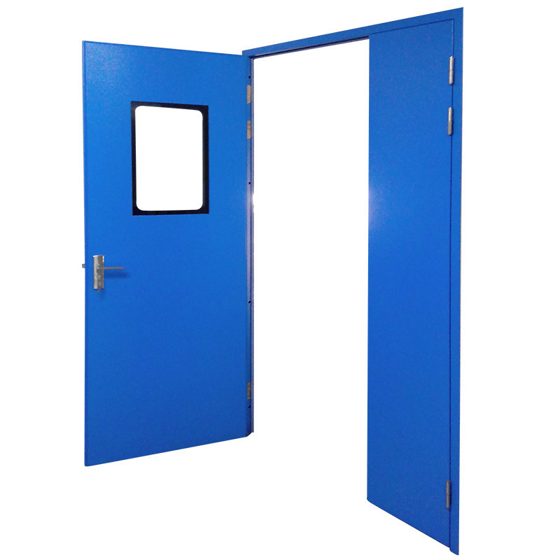 China Manufacturer High Speed Hebei Industrial Clean Steel Doors Clean Room Door With Accessories