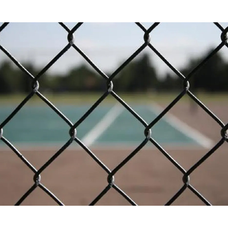 Wholesale High Quality Black Pvc Coated Vinyl Chain Link Fabric Farm Yard Fence Galvanized Chain Link Fence