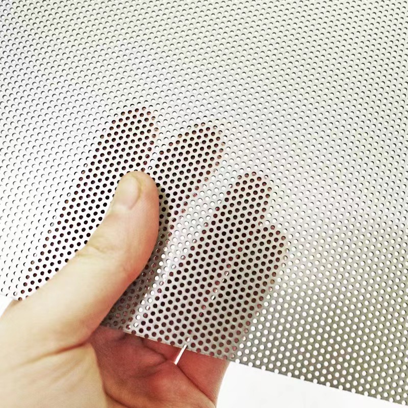 Factory direct sales Round hole punched metal mesh Radiator cover perforations Punching Decorative Honeycomb Metal Mesh