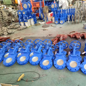 casting /forged stainless steel /carbon steel body stainless steel disc/knife  Flange Ends pneumatic  Knife Gate Valve