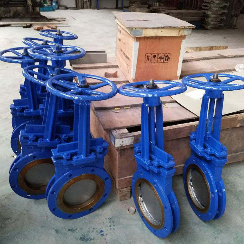 casting /forged stainless steel /carbon steel body stainless steel disc/knife  Flange Ends pneumatic  Knife Gate Valve