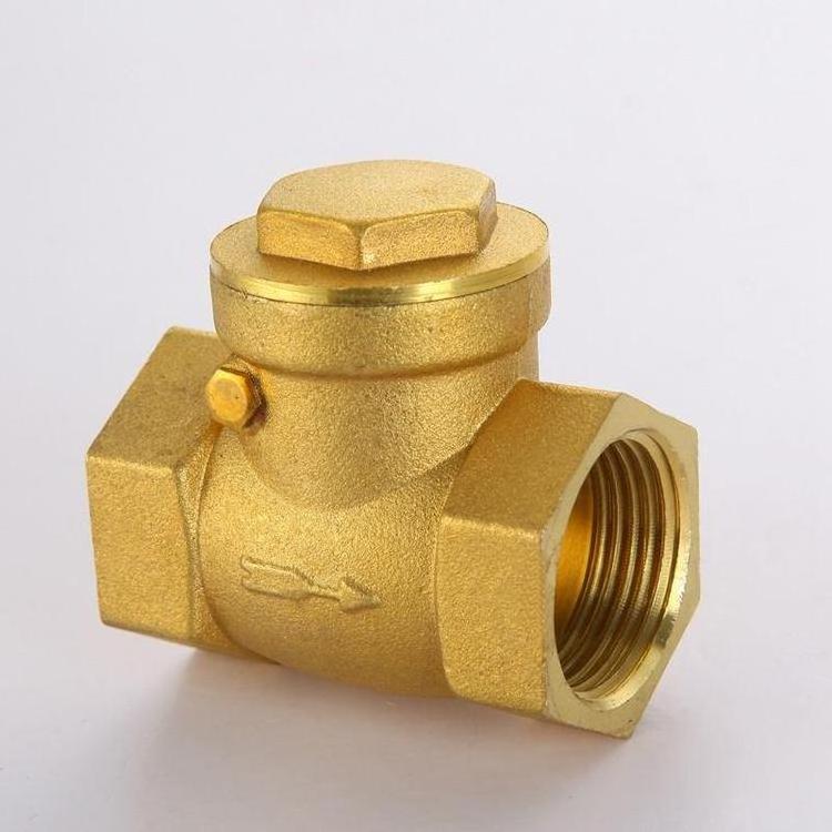 One Way Non Return Water Brass Valve Check Valve 1/2''-4''