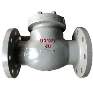 150LB ANSI WCB material flanged connection swing check valve with stainless steel seal