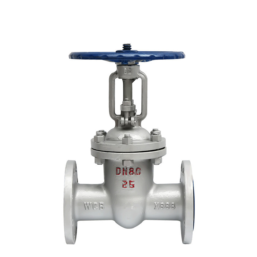 Gost Steel Yoke nut Ductile iron Cuniform gate valve with hand handle