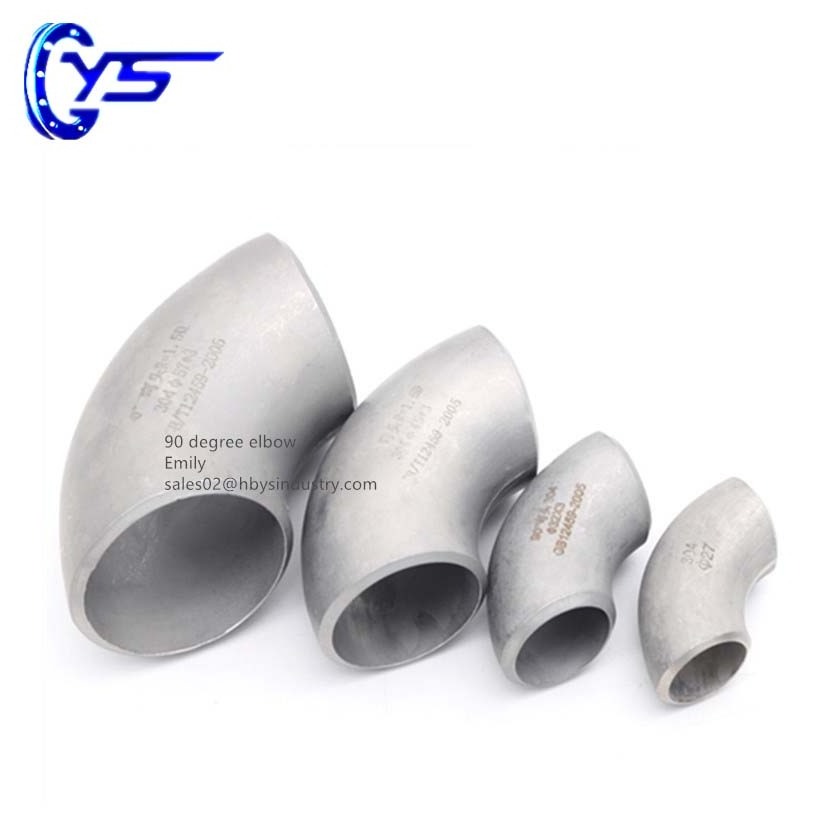 SS316 SS314 ANSI R=1.5D 90 Degree Elbow For Pipeline,straight 3 way elbow stainless steel pipe fittings