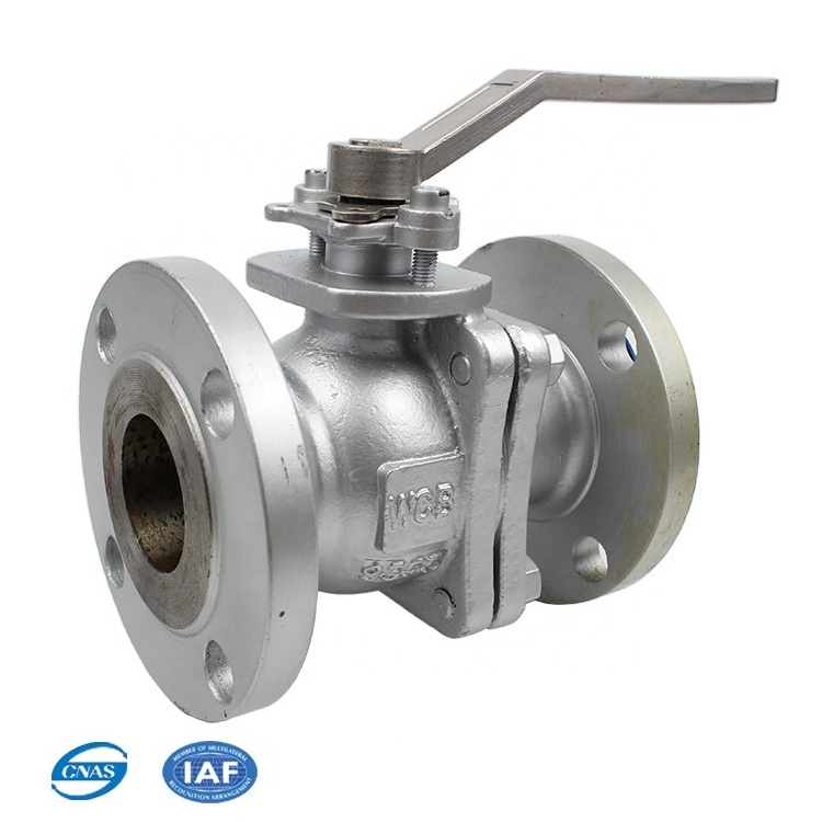 Floating 6 Inch stainless steel 2pc Manual flanged ss ball valve