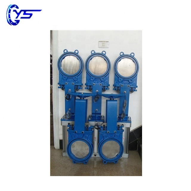 DN 1000 PN10 Large Size  Carbon Steel ductile iron Knife Gate Valves