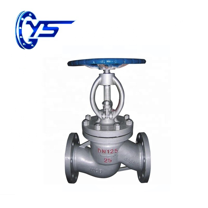 J41H-16C cryogenic globe valve ss  SS314 Stem Zero leakage PN16 carbon steel disc Globe valve