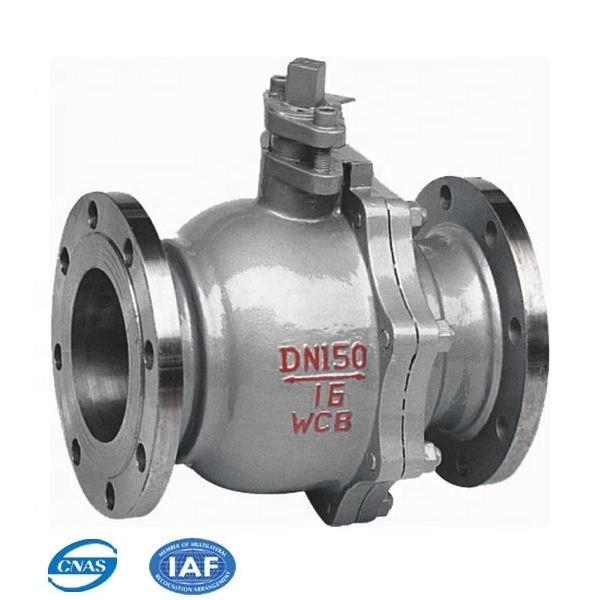 Floating 6 Inch stainless steel 2pc Manual flanged ss ball valve