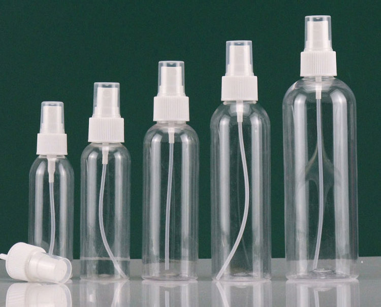 Wholesale 15ml 20ml 30ml 50ml 60ml 80ml 100ml 120ml 150ml 200ml 250ml 300ml 360ml Round PET Plastic Mist Spray Bottle