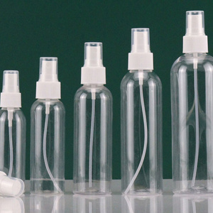 Wholesale 15ml 20ml 30ml 50ml 60ml 80ml 100ml 120ml 150ml 200ml 250ml 300ml 360ml Round PET Plastic Mist Spray Bottle