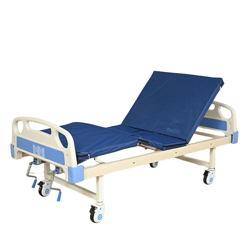 Adjustable Hospital Double Crank Manual Medical Bed