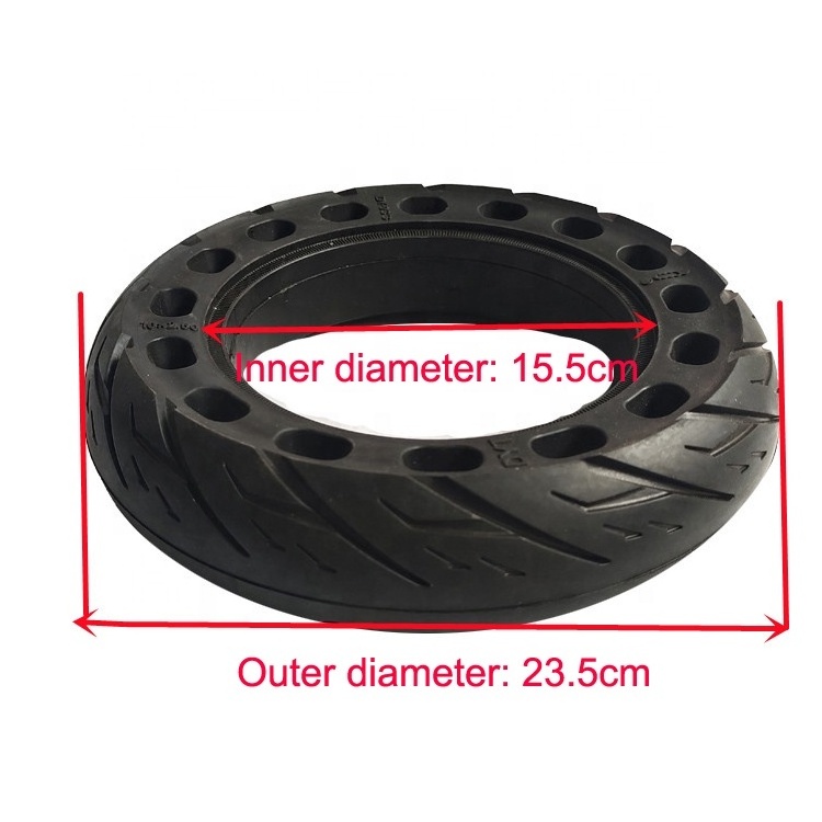 NEW selling product 10x2.50D airless tire 10 inch solid tyres for electric scooter 10*2.50 solid tyre